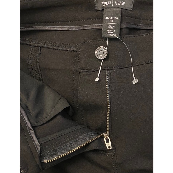White House Black Market Black Pants Size 8R - Picture 5 of 6